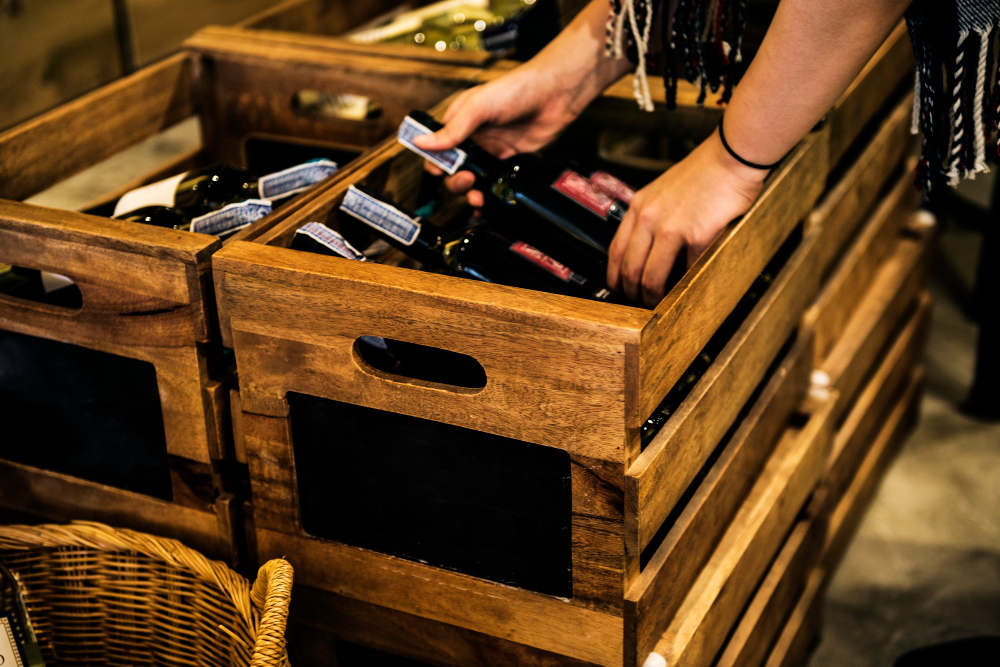 Utilidad de las cajas de vino