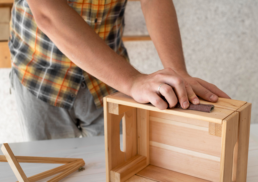 Creación de cajas de madera
